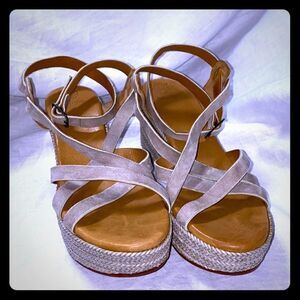 COCLICO Strappy Braided Platform Sandal-35